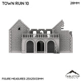 Tabletop Terrain Ruins Monte Cassino Town Ruin 10