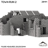 Tabletop Terrain Ruins Monte Cassino Town Ruin 2