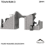 Tabletop Terrain Ruins Monte Cassino Town Ruin 3