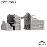 Tabletop Terrain Ruins Monte Cassino Town Ruin 3