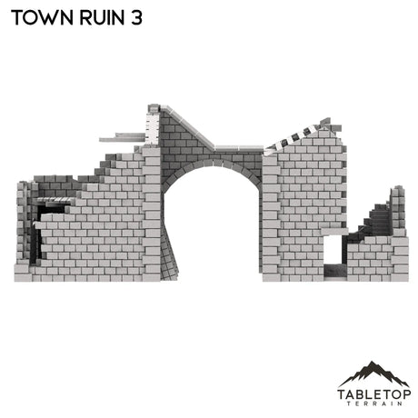 Tabletop Terrain Ruins Monte Cassino Town Ruin 3