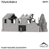 Tabletop Terrain Ruins Monte Cassino Town Ruin 4