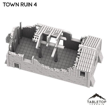 Tabletop Terrain Ruins Monte Cassino Town Ruin 4