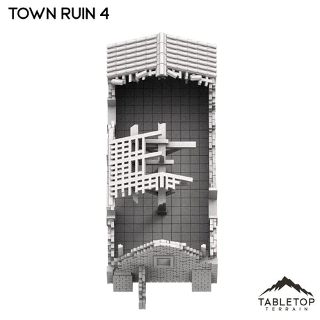 Tabletop Terrain Ruins Monte Cassino Town Ruin 4