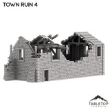 Tabletop Terrain Ruins Monte Cassino Town Ruin 4