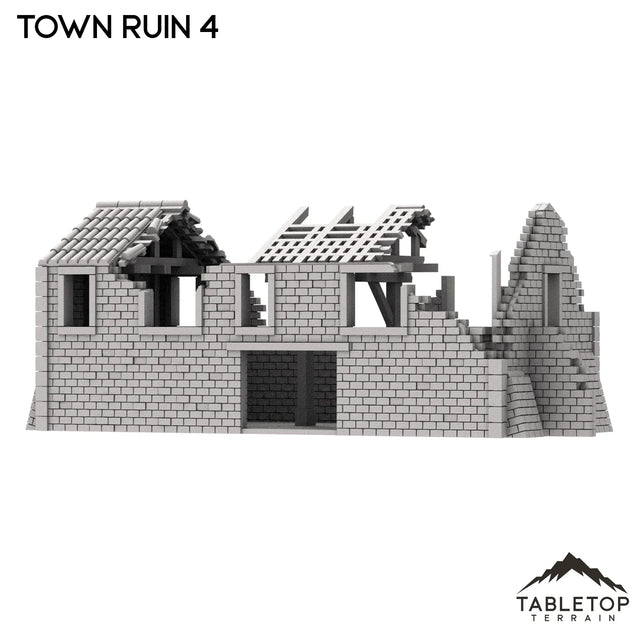 Tabletop Terrain Ruins Monte Cassino Town Ruin 4