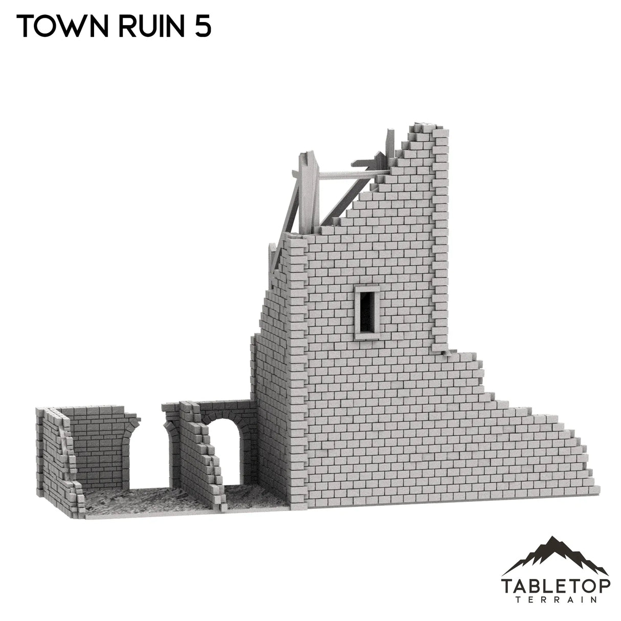 Tabletop Terrain Ruins Monte Cassino Town Ruin 5