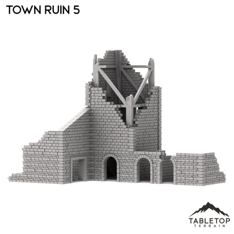 Tabletop Terrain Ruins Monte Cassino Town Ruin 5