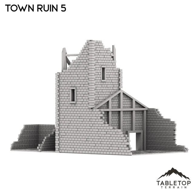 Tabletop Terrain Ruins Monte Cassino Town Ruin 5