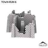 Tabletop Terrain Ruins Monte Cassino Town Ruin 6