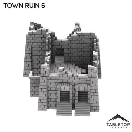 Tabletop Terrain Ruins Monte Cassino Town Ruin 6