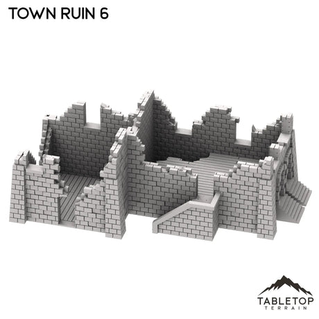 Tabletop Terrain Ruins Monte Cassino Town Ruin 6