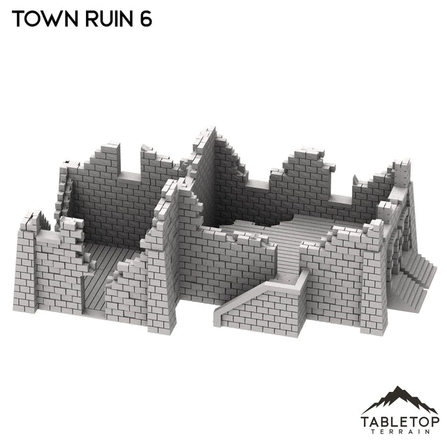 Tabletop Terrain Ruins Monte Cassino Town Ruin 6