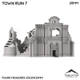 Tabletop Terrain Ruins Monte Cassino Town Ruin 7