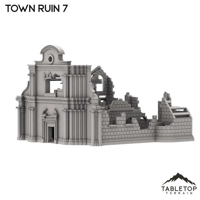 Tabletop Terrain Ruins Monte Cassino Town Ruin 7