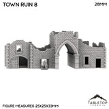 Tabletop Terrain Ruins Monte Cassino Town Ruin 8