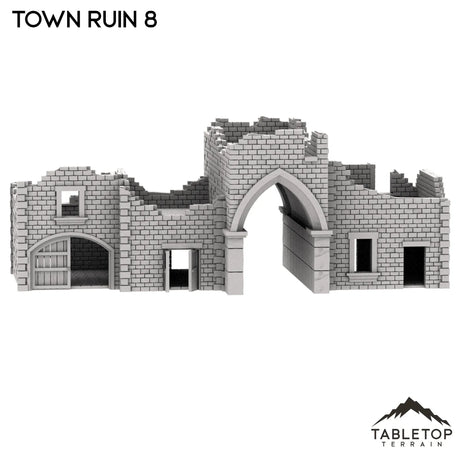 Tabletop Terrain Ruins Monte Cassino Town Ruin 8