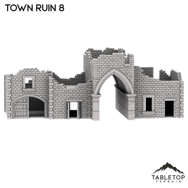 Tabletop Terrain Ruins Monte Cassino Town Ruin 8
