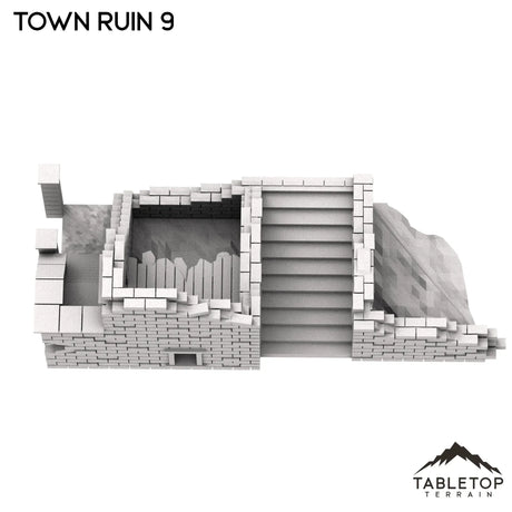 Tabletop Terrain Ruins Monte Cassino Town Ruin 9