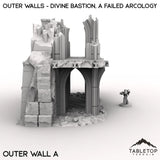Tabletop Terrain Ruins Outer Walls - Divine Bastion, a Failed Arcology