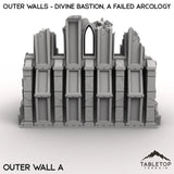 Tabletop Terrain Ruins Outer Walls - Divine Bastion, a Failed Arcology