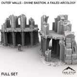 Tabletop Terrain Ruins Outer Walls - Divine Bastion, a Failed Arcology