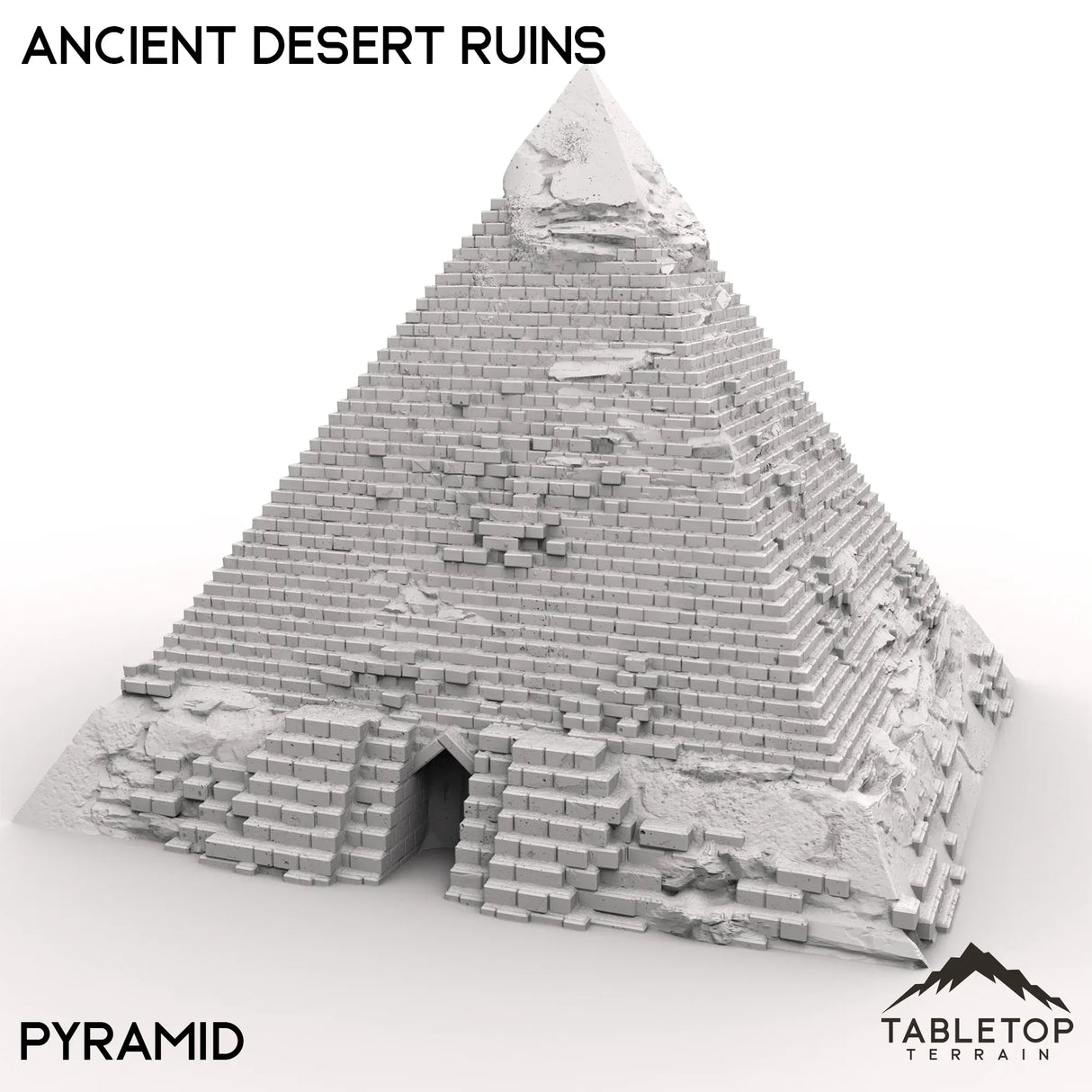 Tabletop Terrain Ruins Pyramid / 32mm Ancient Desert Ruins