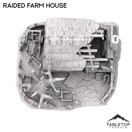 Tabletop Terrain Ruins Raided Farm House