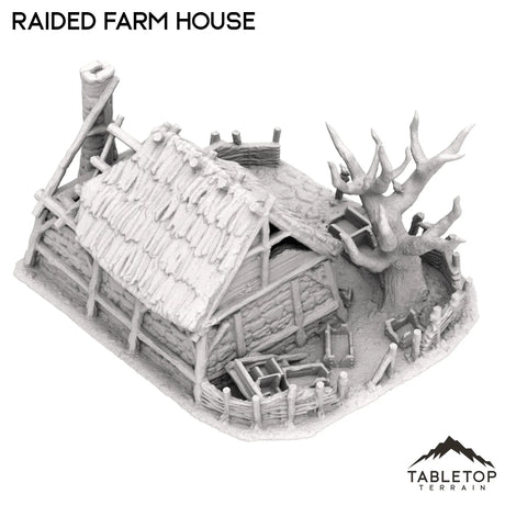 Tabletop Terrain Ruins Raided Farm House