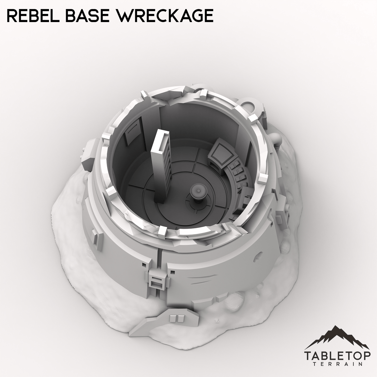 Tabletop Terrain Ruins Rebel Base Wreckage