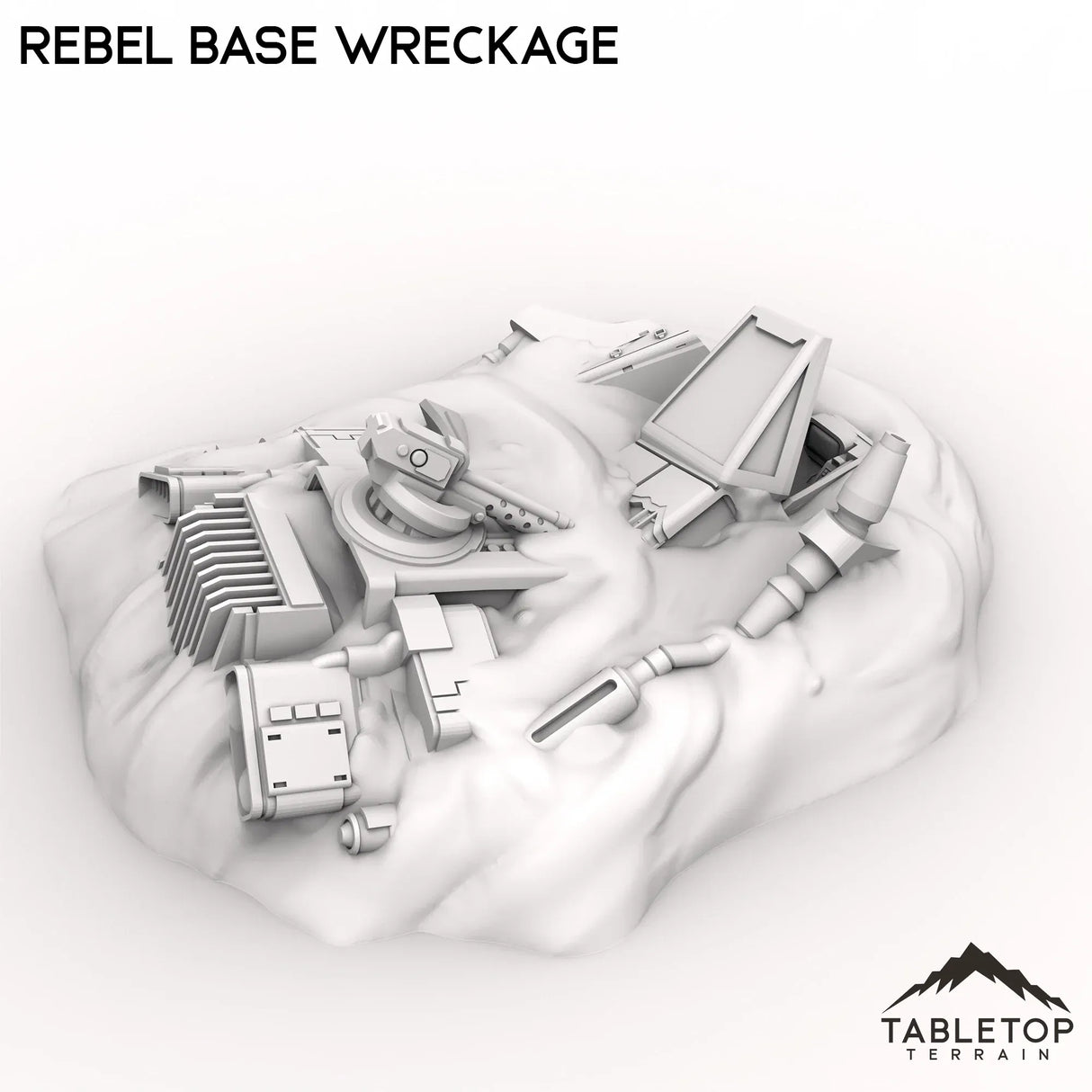 Tabletop Terrain Ruins Rebel Base Wreckage