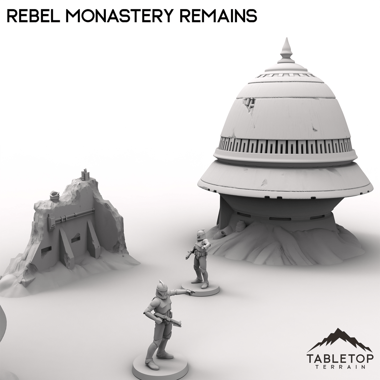 Tabletop Terrain Ruins Rebel Monastery Remains