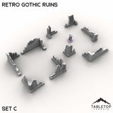 Tabletop Terrain Ruins Retro Gothic Ruins