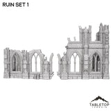 Tabletop Terrain Ruins Ruin Set 1