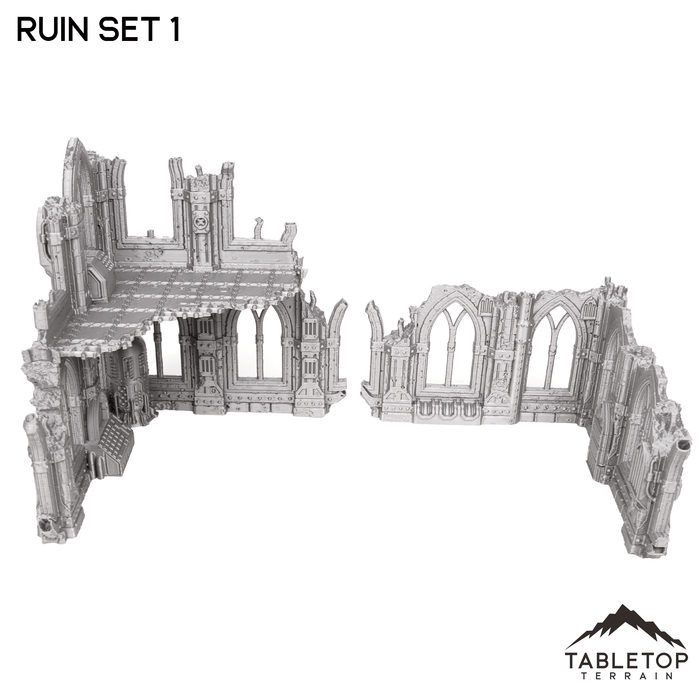 Tabletop Terrain Ruins Ruin Set 1