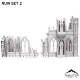 Tabletop Terrain Ruins Ruin Set 2