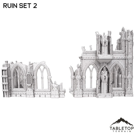 Tabletop Terrain Ruins Ruin Set 2