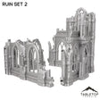 Tabletop Terrain Ruins Ruin Set 2