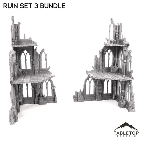Tabletop Terrain Ruins Ruin Set 3