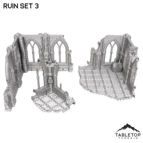 Tabletop Terrain Ruins Ruin Set 3
