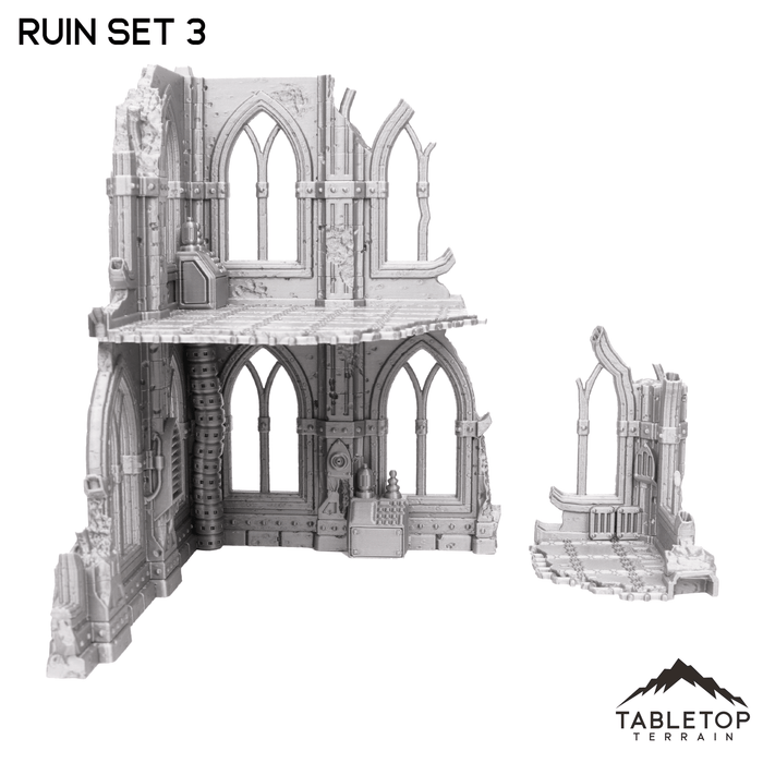 Tabletop Terrain Ruins Ruin Set 3