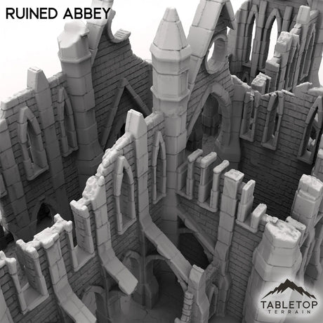 Tabletop Terrain Ruins Ruined Abbey