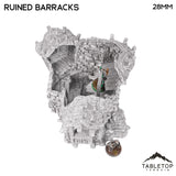 Tabletop Terrain Ruins Ruined Barracks - Hagglethorn Hollow - Fantasy Ruins