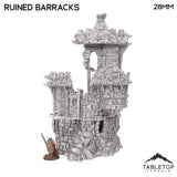 Tabletop Terrain Ruins Ruined Barracks - Hagglethorn Hollow - Fantasy Ruins
