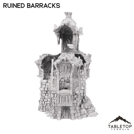 Tabletop Terrain Ruins Ruined Barracks - Hagglethorn Hollow - Fantasy Ruins
