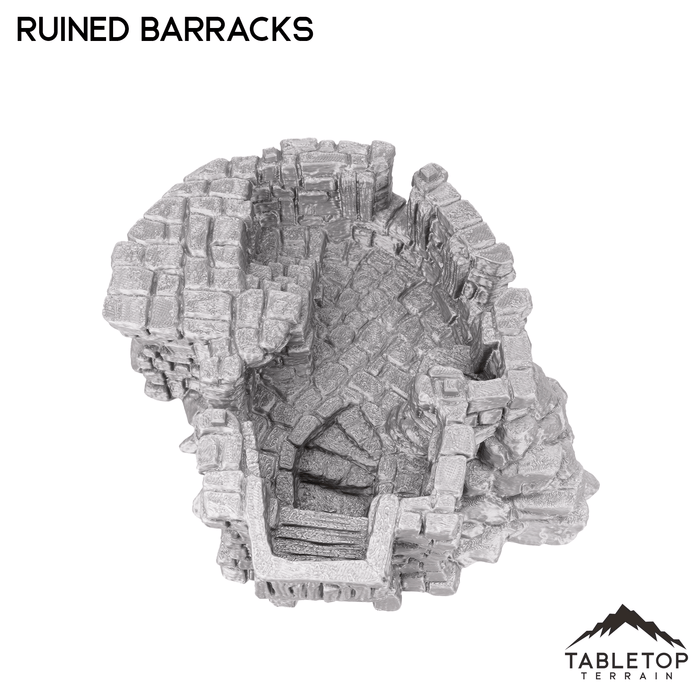 Tabletop Terrain Ruins Ruined Barracks - Hagglethorn Hollow - Fantasy Ruins