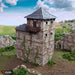Tabletop Terrain Ruins Ruined Black Rock Keep - Country & King - Fantasy Historical Ruins