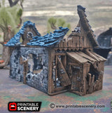 Tabletop Terrain Ruins Ruined Blacksmith - Fantasy Ruins