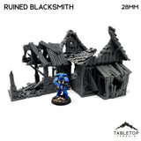 Tabletop Terrain Ruins Ruined Blacksmith - Fantasy Ruins