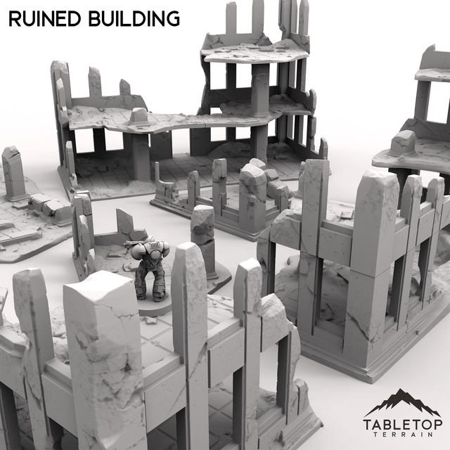 Tabletop Terrain Ruins Ruined Building